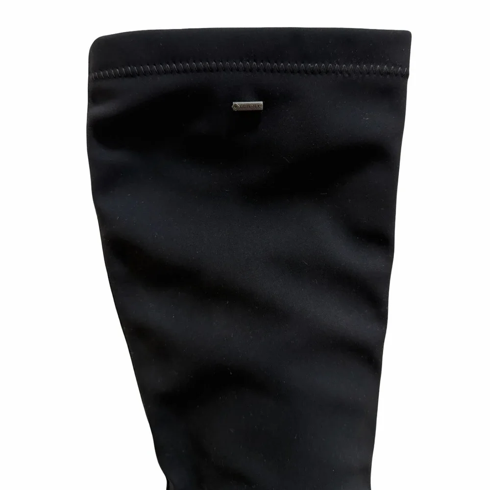 Ara Womens Paula‎ Tall Waterproof Neoprene GoreTex Boots Size 4.5 Black Winter